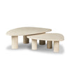 Zion Nesting Coffee Tables - Cream Marble