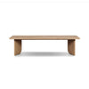 Joette Outdoor Coffee Table - Washed Brown-FSC