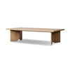 Joette Outdoor Coffee Table - Washed Brown-FSC