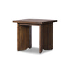 Joette Outdoor End Table - Stained Saddle Brown FSC