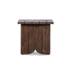 Joette Outdoor End Table - Stained Saddle Brown FSC