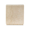 Oakland Square Outdoor End Table - Outdoor Cream Marble