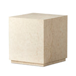 Oakland Square Outdoor End Table - Outdoor Cream Marble