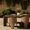 Soho Outdoor Dining Table - Stained Heritage Brown-FSC