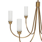 Darby Chandelier - Antique Brass Iron