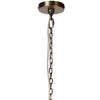 Darby Chandelier - Antique Brass Iron