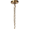 Darby Chandelier - Antique Brass Iron