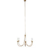 Darby Chandelier - Antique Brass Iron