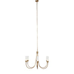 Darby Chandelier - Antique Brass Iron