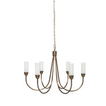 Darby Chandelier - Antique Brass Iron