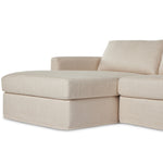 Hampton 2-Piece Slipcover Sectional - Evere Creme