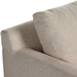 Hampton 2-Piece Slipcover Sectional - Evere Creme