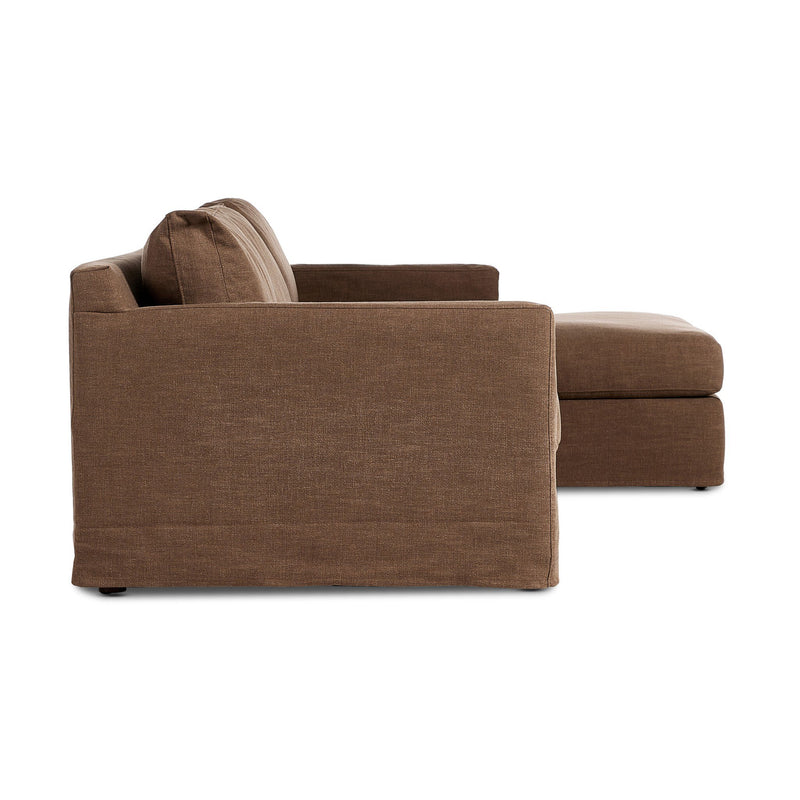 Hampton 2-Piece Slipcover Sectional - Antwerp Cafe