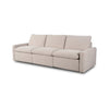 Tillery Power Recliner 3-Piece Sectional - Laken Stone