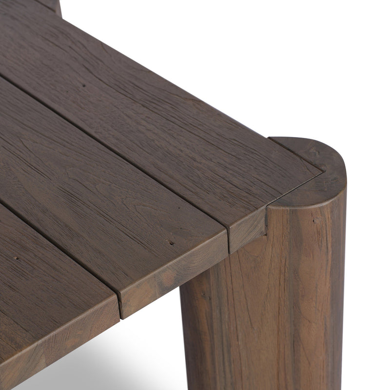 Soho Outdoor End Table - Stained Heritage Brown-FSC