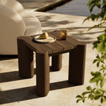 Soho Outdoor End Table - Stained Heritage Brown-FSC