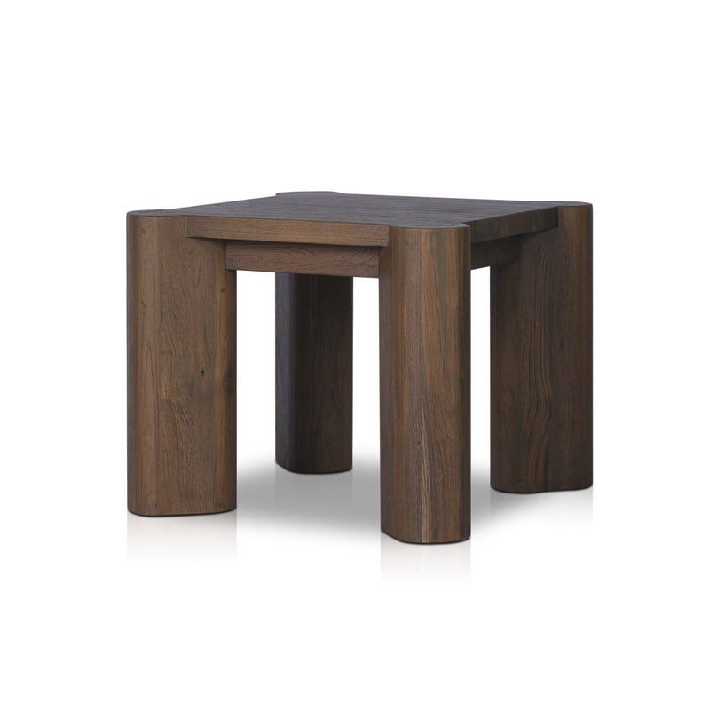 Soho Outdoor End Table - Stained Heritage Brown-FSC