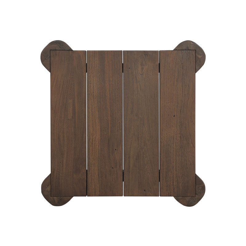 Soho Outdoor End Table - Stained Heritage Brown-FSC