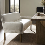 Addington Slipcover Bench - Brussels Natural