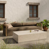 Oakland Outdoor Rectangular Coffee Table - Outdoor Cream Marble