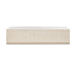 Oakland Outdoor Rectangular Coffee Table - Outdoor Cream Marble