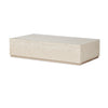 Oakland Outdoor Rectangular Coffee Table - Outdoor Cream Marble