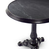 Iron Tea Table - Black Marble