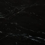 Iron Tea Table - Black Marble