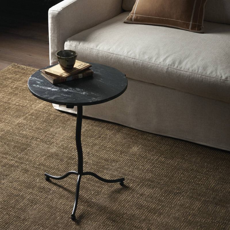 Sophie End Table - Black Marble