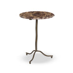 Sophie End Table - Garnet Marble