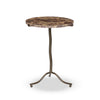 Sophie End Table - Garnet Marble