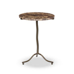 Sophie End Table - Garnet Marble