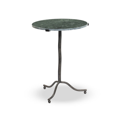 Sophie End Table - Hunter Green Marble