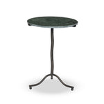 Sophie End Table - Hunter Green Marble