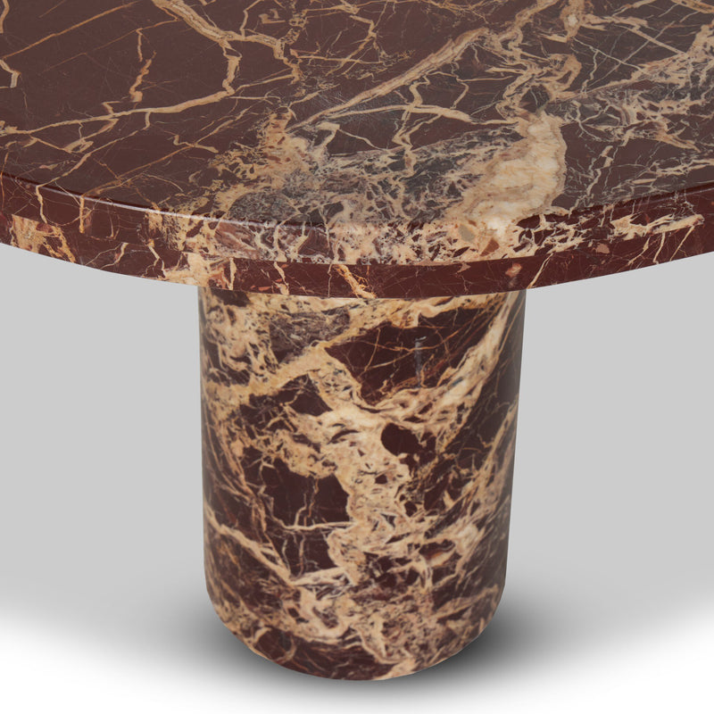 Zion Nesting Coffee Table - Merlot Marble