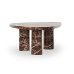 Zion Nesting Coffee Table - Merlot Marble