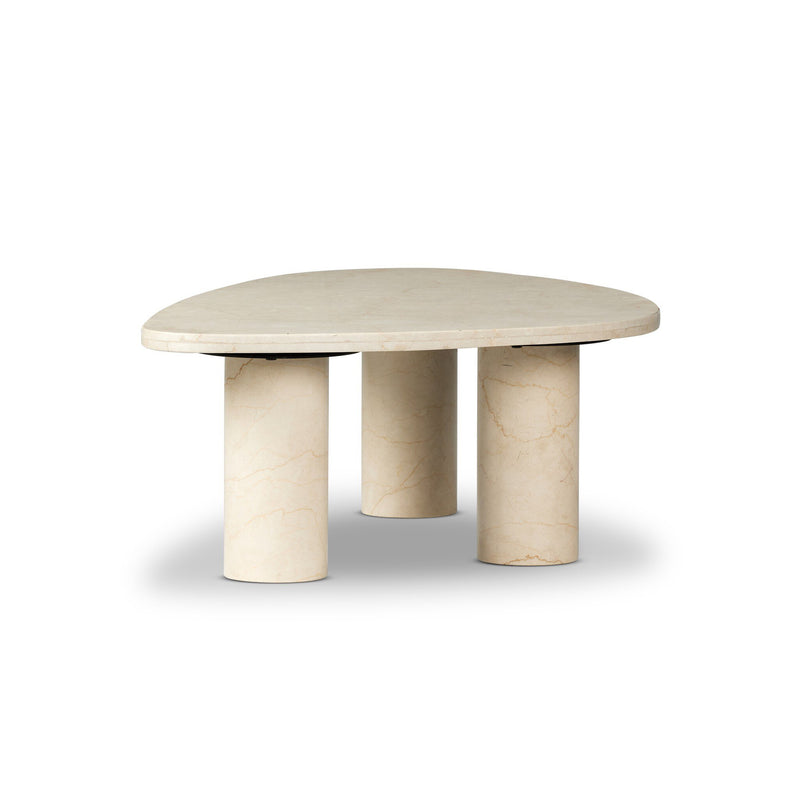 Zion Nesting Coffee Table - Cream Marble