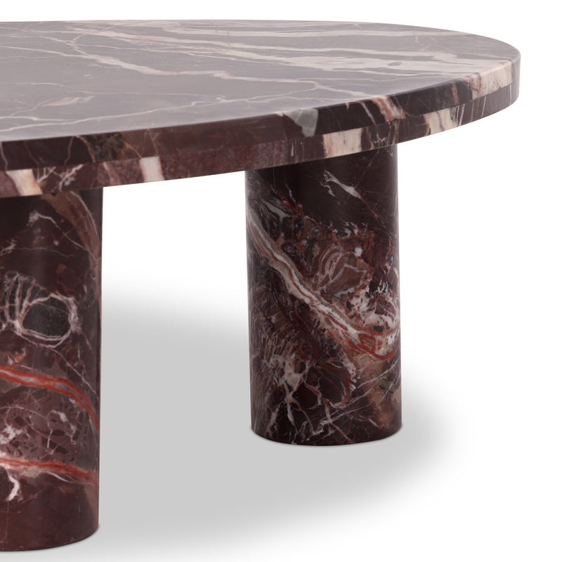 Zion Nesting Coffee Table - Merlot Marble