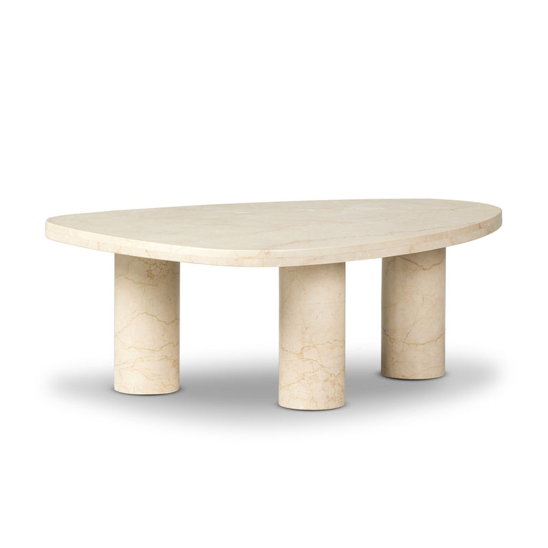 Zion Nesting Coffee Table - Cream Marble