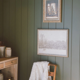 Winter Fawn Framed Art