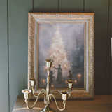 Christmas Tree Gold Framed Artwork