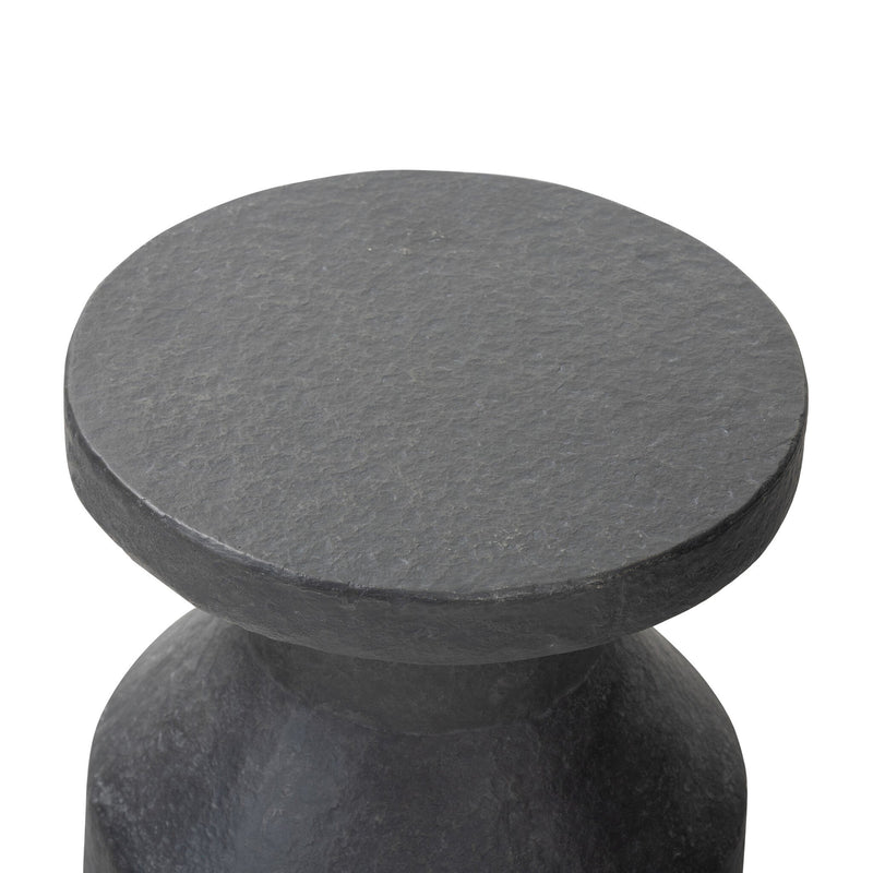 Odeon End Table - Distressed Graphite Concrete