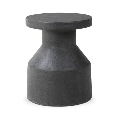 Odeon End Table - Distressed Graphite Concrete