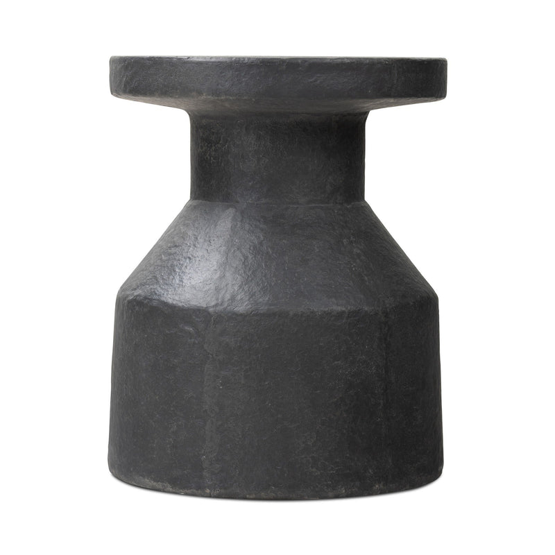 Odeon End Table - Distressed Graphite Concrete