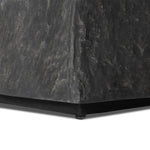 Lucius End Table - Smooth Black Concrete