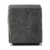 Lucius End Table - Smooth Black Concrete