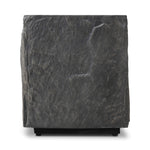 Lucius End Table - Smooth Black Concrete