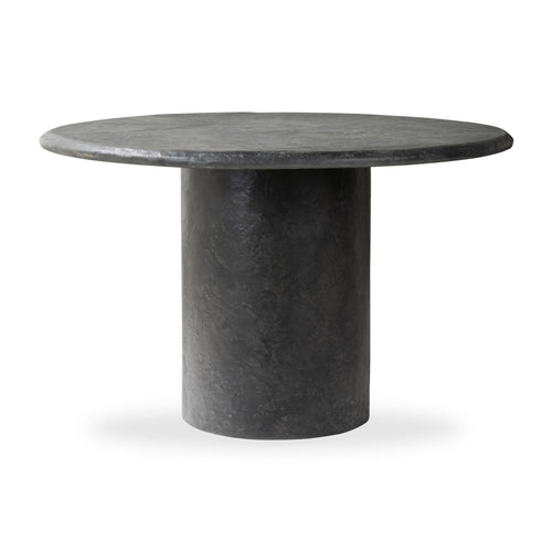 Bonnie Dining Table - Textured Black Concrete