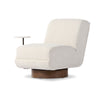 Bronwyn Swivel Chair + Side Table - Knoll Natural