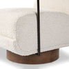 Bronwyn Swivel Chair + Side Table - Knoll Natural